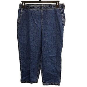 Capri Pants Denim Women's Size 14 Cherokee Classiccore Basic Classic